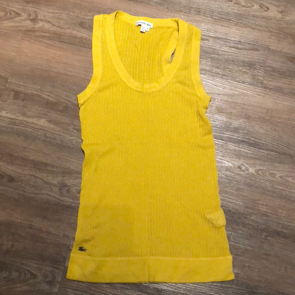 Lacoste sleeveless tunic top